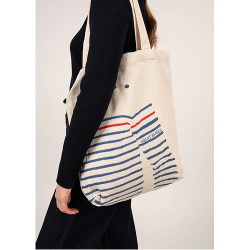 Striped Tote Bag, Saint James
