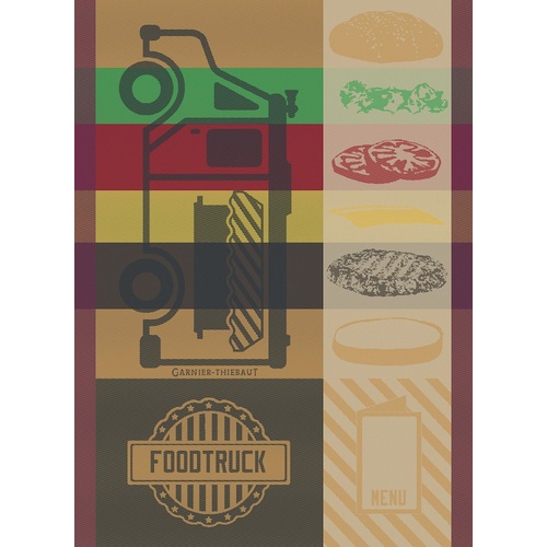 TEA TOWEL FOOD TRUCK, Garnier-Thiebaut