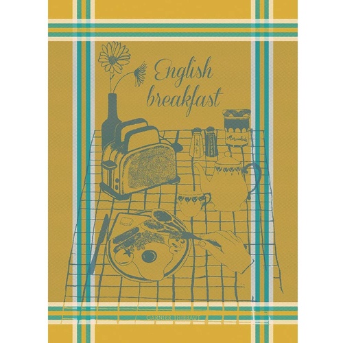 TEA TOWEL ENGLISH BREAKFAST, Garnier-Thiebaut