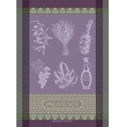TEA TOWEL PROVENCE LAVANDE, Garnier-Thiebaut