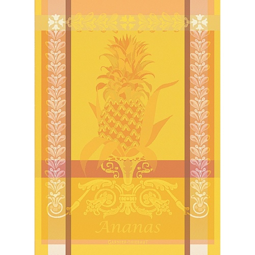 TEA TOWEL ANANAS JAUNE, Garnier-Thiebaut