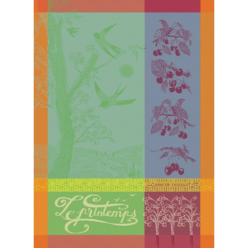 TEA TOWEL LE PRINTEMPS, Garnier-Thiebaut