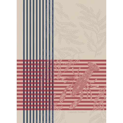 TEA TOWEL HOMARD BISQUE, Garnier-Thiebaut