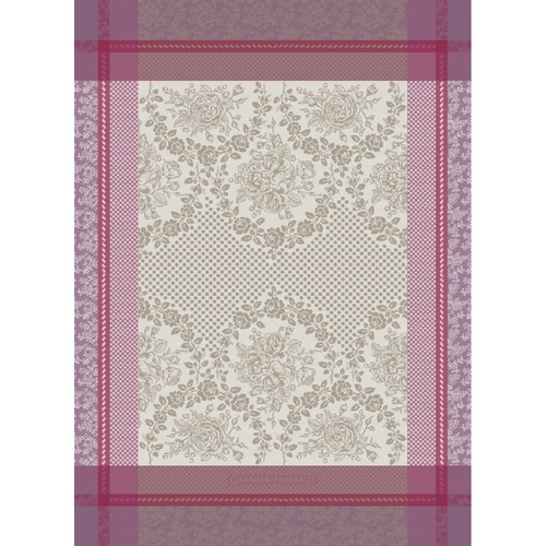 TEA TOWEL SYMPHORINE AZALEE, Garnier-Thiebaut
