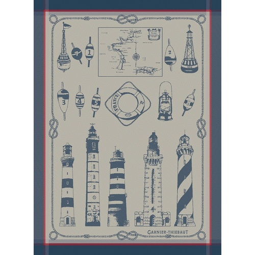 TEA TOWEL PHARES ET BALISES BRETAGNE, Garnier-Thiebaut