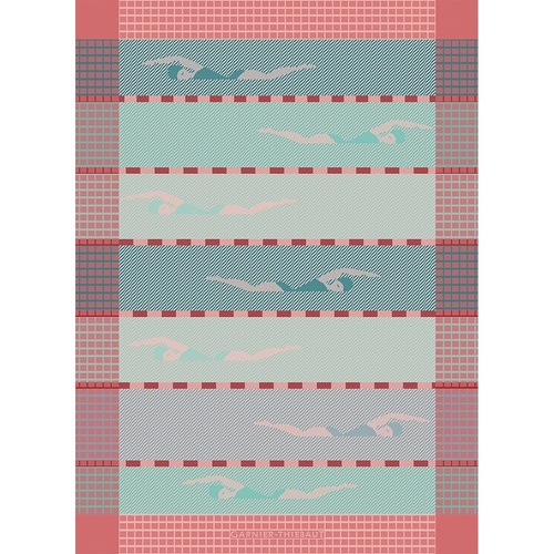 TEA TOWEL NAGEUSES PISCINE, Garnier-Thiebaut