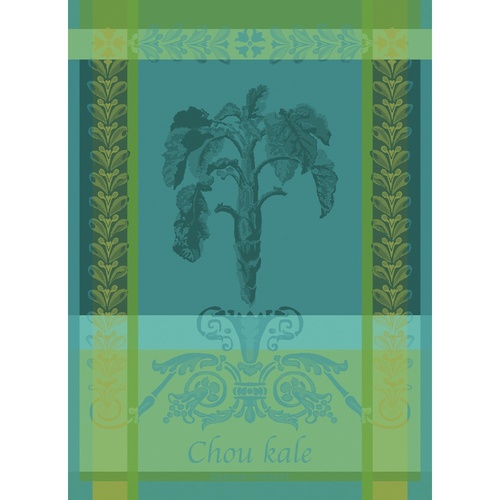 TEA TOWEL CHOU KALE BLEU, Garnier-Thiebaut