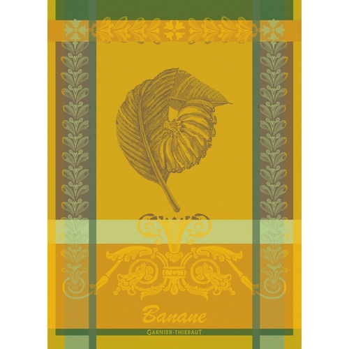 TEA TOWEL BANANIER JAUNE, Garnier-Thiebaut