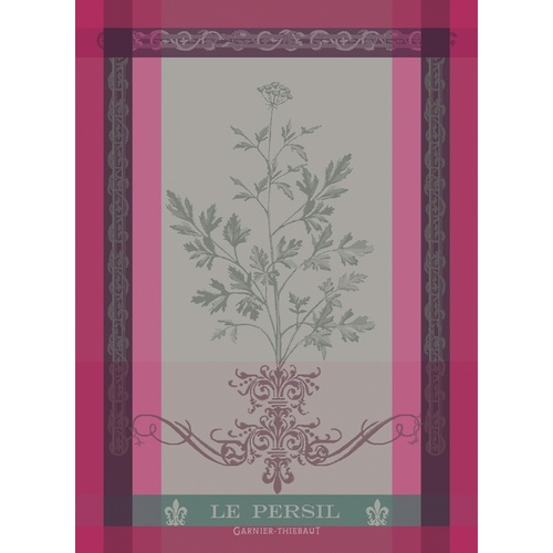 TEA TOWEL LE PERSIL ROSE, Garnier-Thiebaut