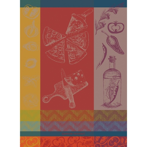 TEA TOWEL PIZZA POMODORO, Garnier-Thiebaut
