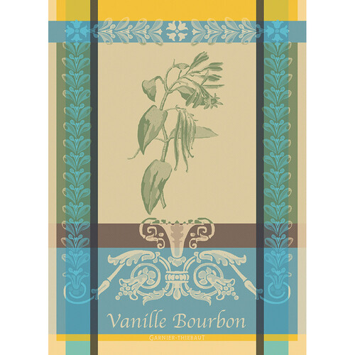 TEA TOWEL VANILLE BOURBON, Garnier-Thiebaut