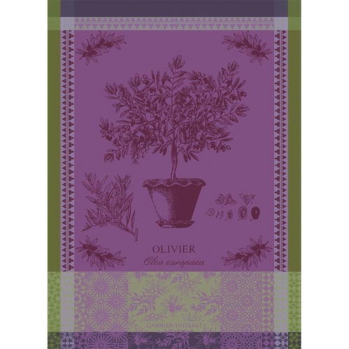 TEA TOWEL OLIVIER EN POT, Garnier-Thiebaut
