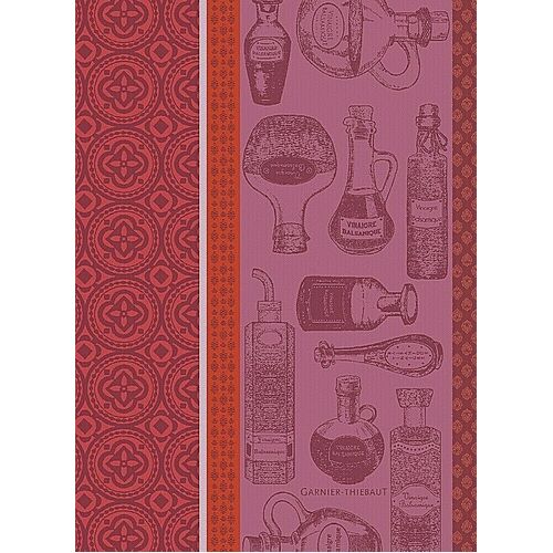 TEA TOWEL VINAIGRE BALSAMIQUE ROUGE, Garnier-Thiebaut