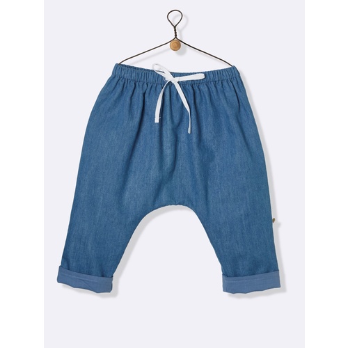 Baby's harem pants - denim blue