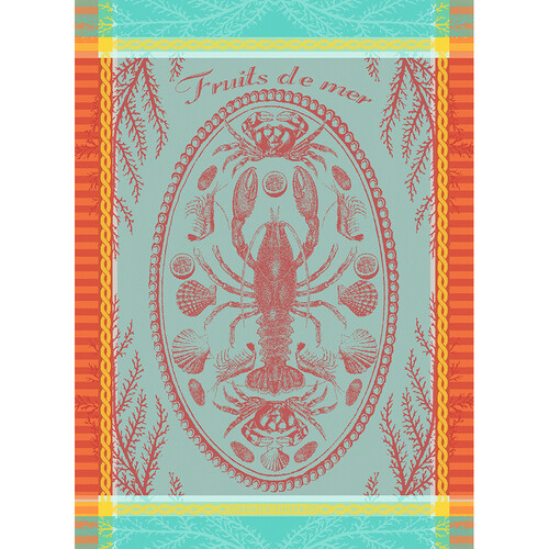 TEA TOWEL MAREE BASSE LAGON, Garnier-Thiebaut