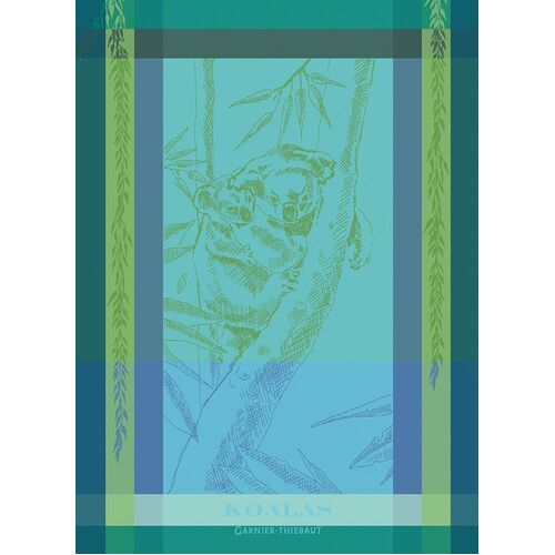 TEA TOWEL KOALA CHLOROPHYLLE, Garnier-Thiebaut