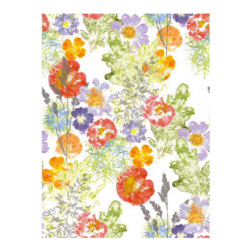 TEA TOWEL MILLE FLEUR SAUVAGE FLORAISON, Garnier-Thiebaut