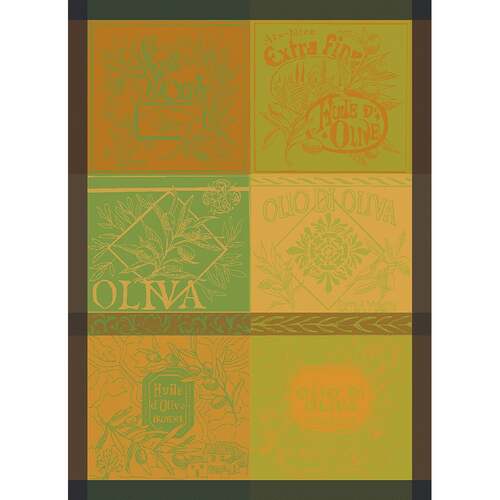 TEA TOWEL OLIVES VINTAGE, Garnier-Thiebaut