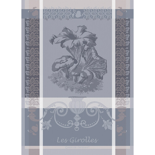 TEA TOWEL LES GIROLLES ANTHRACITE, Garnier-Thiebaut
