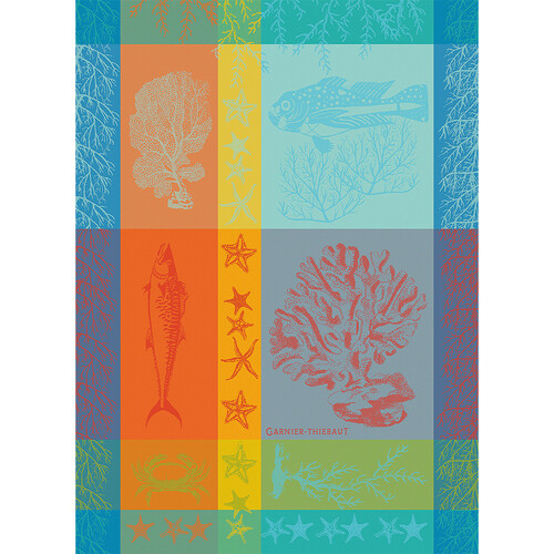 TEA TOWEL GRANDE MAREE NORMANDIE, Garnier-Thiebaut
