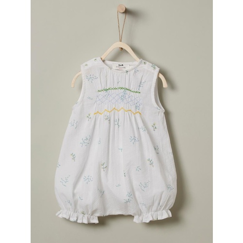 Baby's botanic romper suit