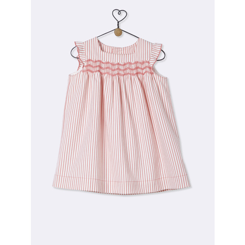 Pink / white striped dress, Cyrillus