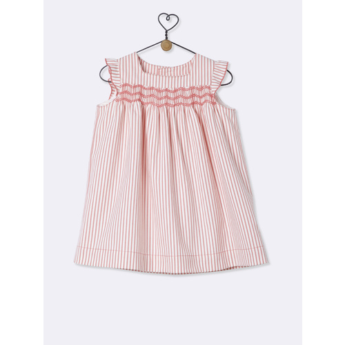 Pink / white striped dress, Cyrillus