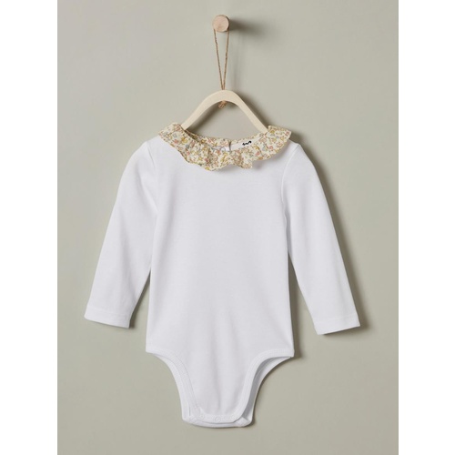 Baby's bodysuit with Liberty collar