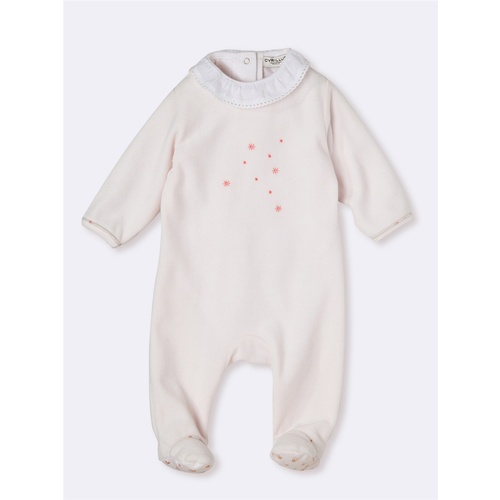 BABY VELOUR SLEEPSUIT, Cyrillus
