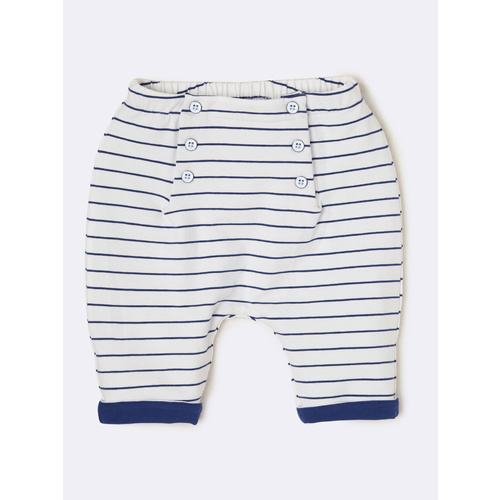 STRIPED WIDE-LEG TROUSERS, Cyrillus