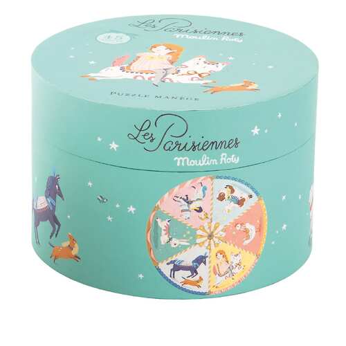 Les Parisiennes manege puzzle 45 pieces