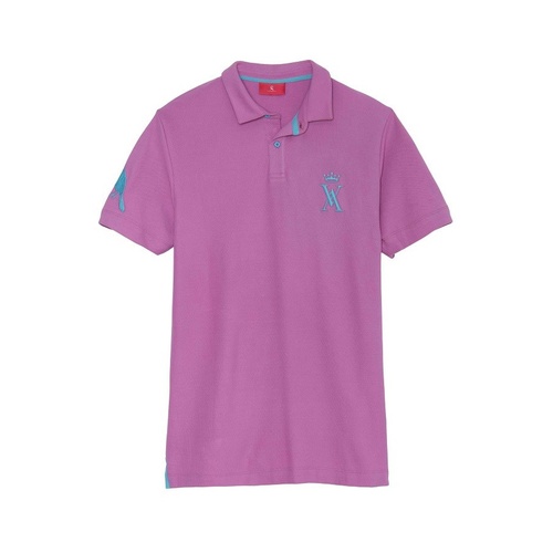 LIGHT PINK POLO SHIRT WITH BIG BIRD, Vicomte A.