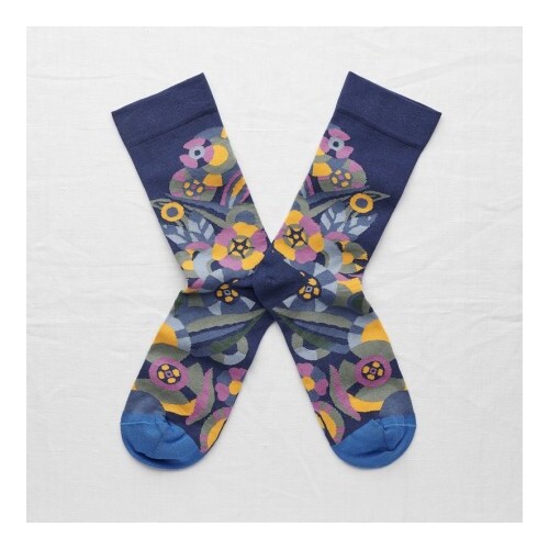 Socks Blue Flower, Bonne Maison